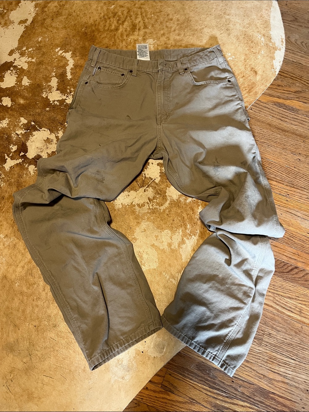 Carhartt Tan Chinos - Rugged Work Pants
